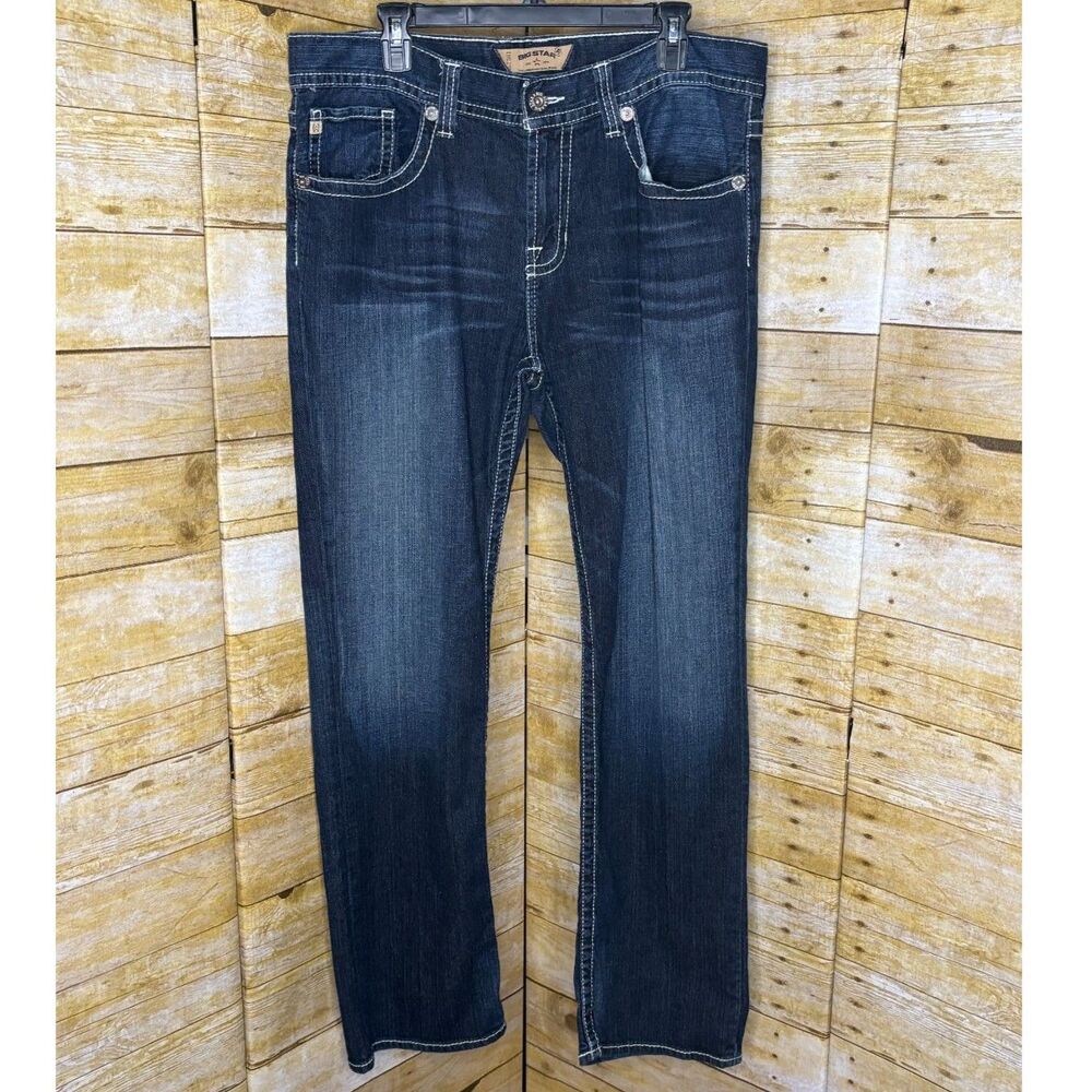 BIG STAR UNION STRAIGHT CASUAL DESIGNER PREMIUM EVERYDAY WEAR DENIM JEANS SZ.36